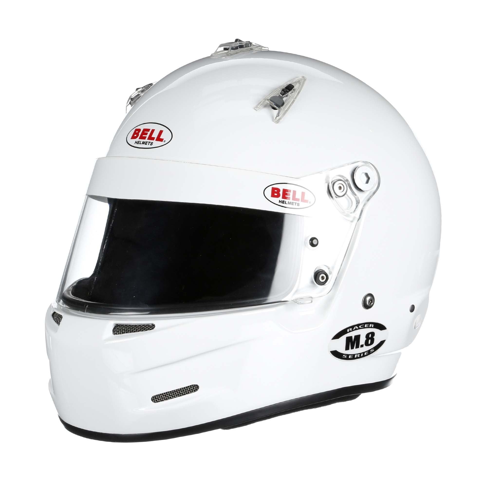 bb8 motorcycle helmets Bell M8 SPORT Multi-Purpose Racing Helmet - Snell SA2020 | SA2025, Snell SA2020 | White