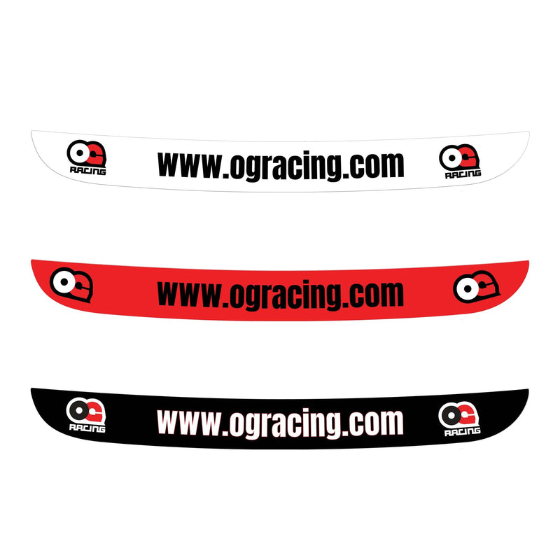 OG Racing Helmet Visor Strip